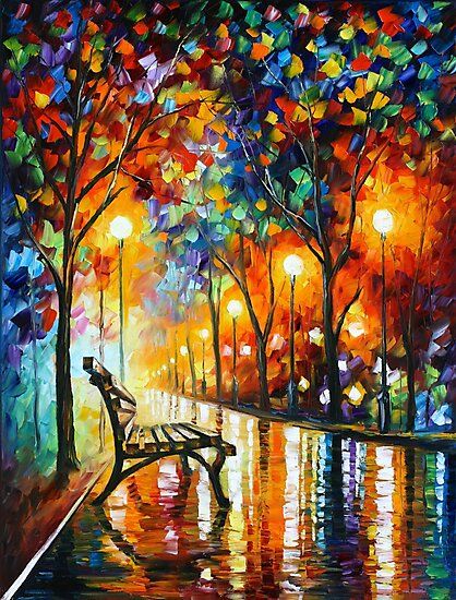 Paint by Numbers Kits Abstract Park Scene