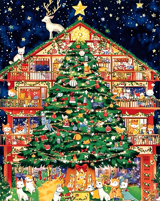 Paint by Numbers Kit Christmas