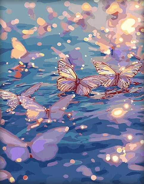 Paint by Numbers Kits Butterfly On The Water