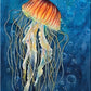 Paint by Numbers Kits Floating Jellyfish