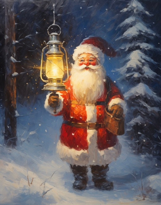 Paint by Numbers Kit Santa Claus