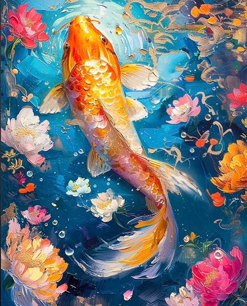 Paint by Numbers Kit Goldfish