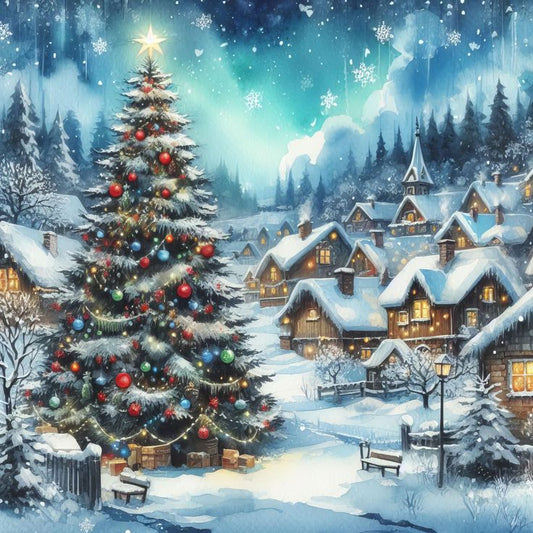 Paint by Numbers Kit Christmas Tree