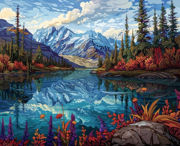 Paint by Numbers Kits Beautiful Scenery