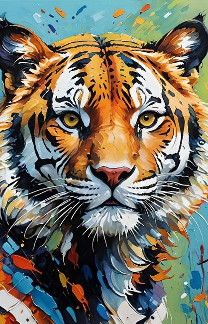 Paint by Numbers Kit Tiger