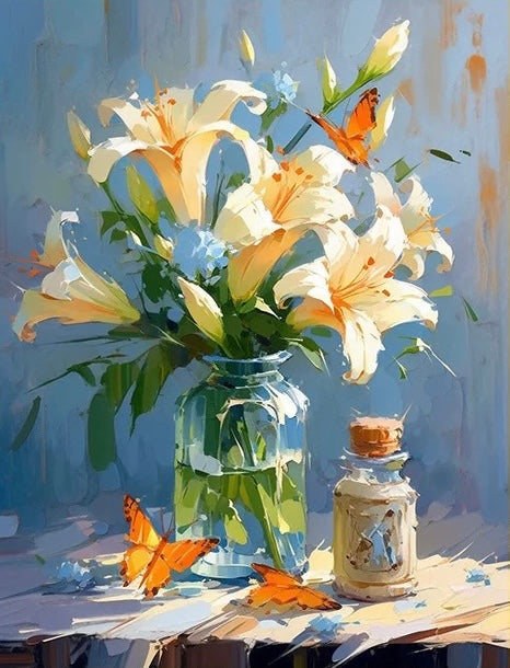 Paint by Numbers Kit Flowers