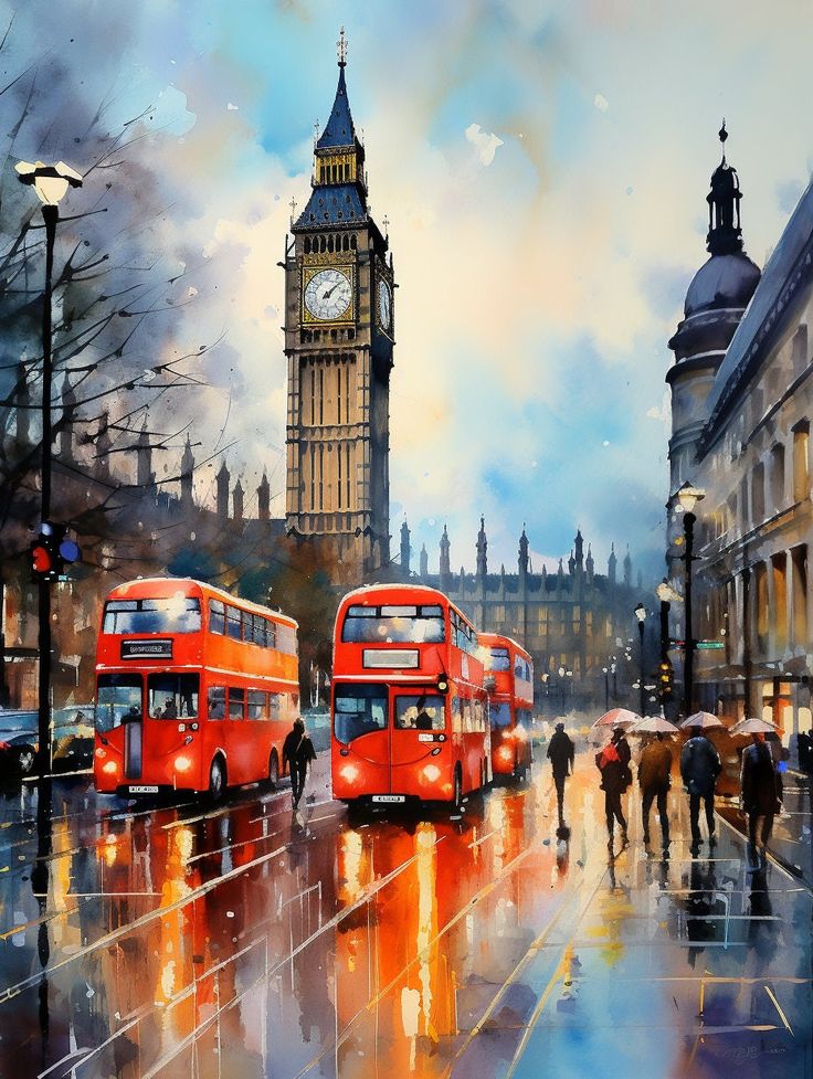 Paint by Numbers Kit Big Ben