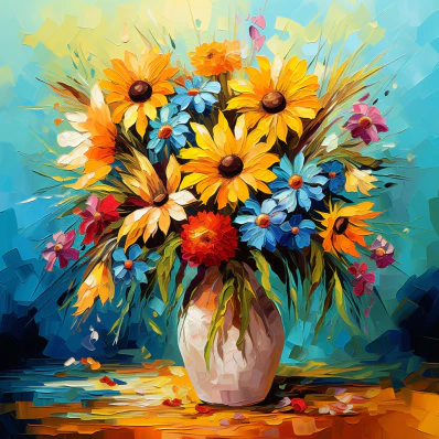 Paint by Numbers Kit Flowers