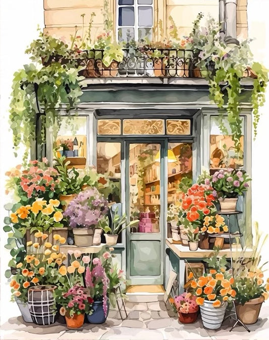 Paint by Numbers Kit Florist Stores