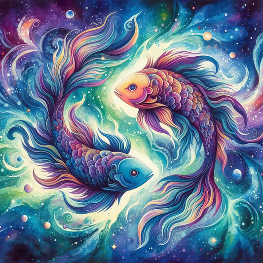 Paint by Numbers Kit Pisces