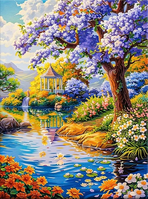 Paint by Numbers Kit Beautiful Scenery