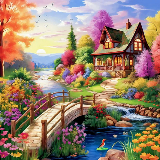 Paint by Numbers Kit Beautiful Scenery