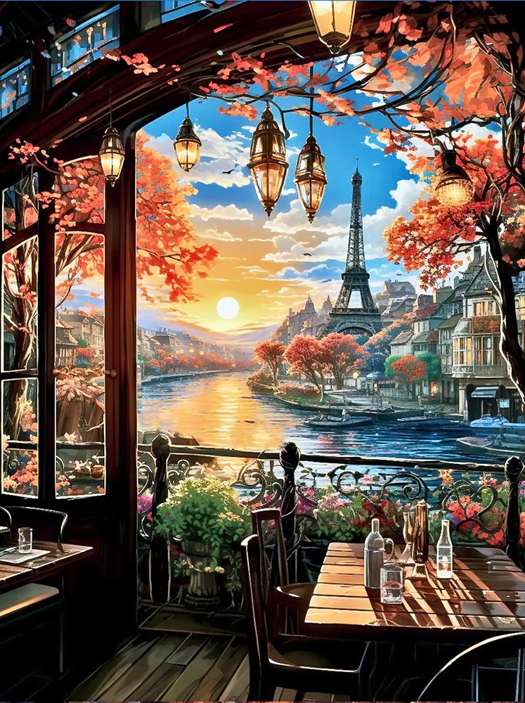 Paint by Numbers Kit Beautiful Scenery