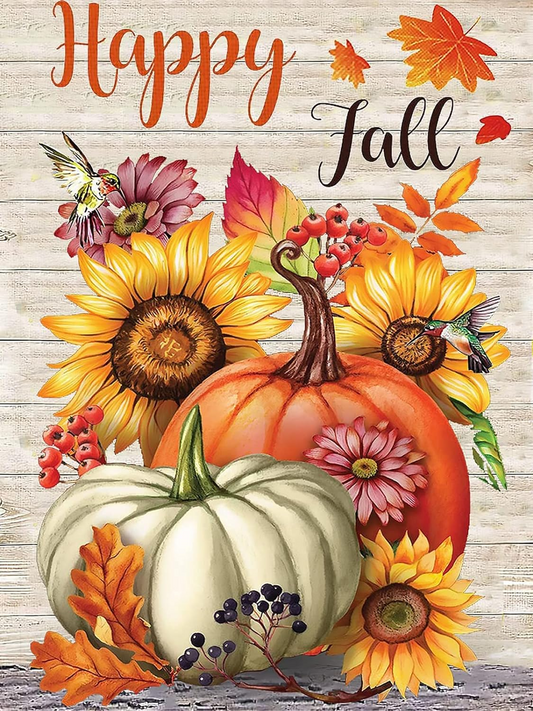 Paint by Numbers Kit Happy Fall