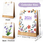 DIY Paint by Numbers Desk Calendar 2026 - Beautiful Plants