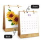 DIY Paint by Numbers Desk Calendar 2026 - Beautiful Plants