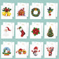 DIY Paint by Numbers Desk Calendar 2026 - Christmas