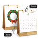 DIY Paint by Numbers Desk Calendar 2026 - Christmas