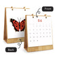 DIY Paint by Numbers Desk Calendar 2026 - Beautiful Butterflies