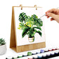DIY Paint by Numbers Desk Calendar 2026 - Plants
