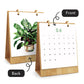 DIY Paint by Numbers Desk Calendar 2026 - Plants