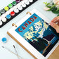 DIY Paint by Numbers Desk Calendar 2026 - World Architecture