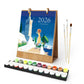 DIY Paint by Numbers Desk Calendar 2026 - World Architecture