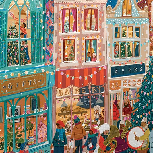 Paint by Numbers Kit Christmas Street Scene