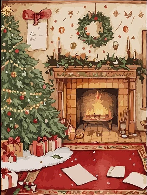 Paint by Numbers Kit Christmas