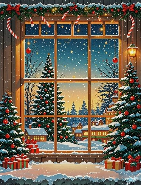 Paint by Numbers Kit Christmas