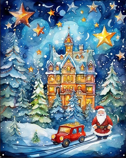 Paint by Numbers Kit Santa Claus