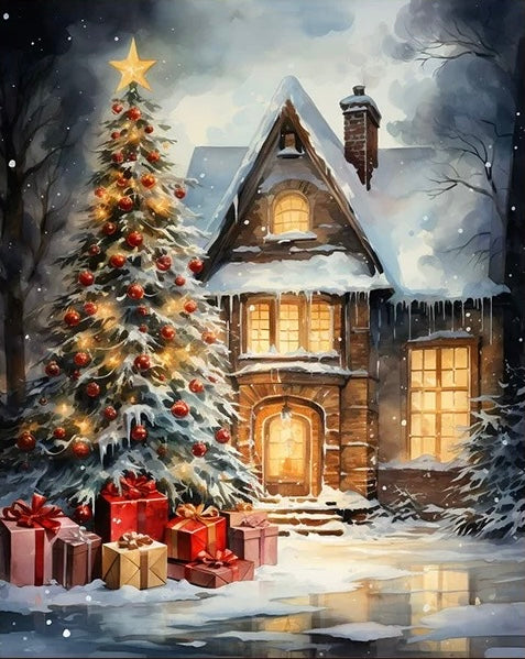 Paint by Numbers Kit Christmas