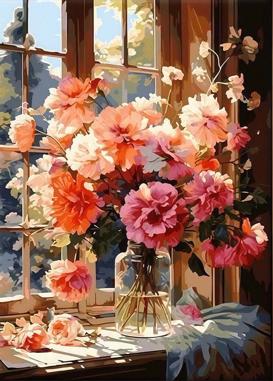 Paint by Numbers Kit Flowers