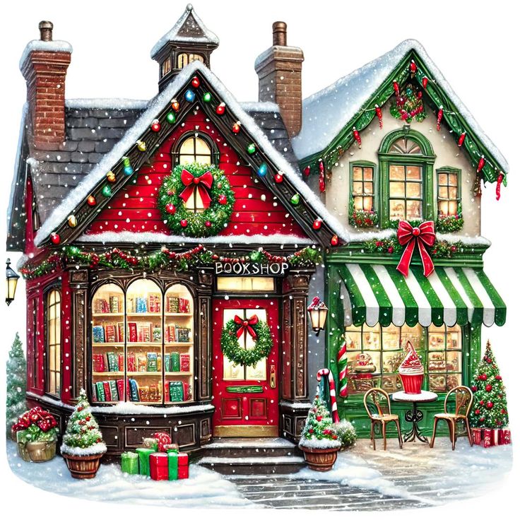 Paint by Numbers Kit Christmas House