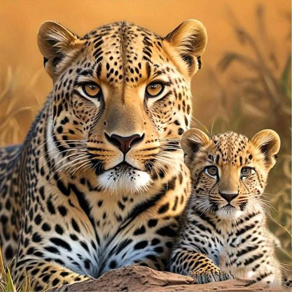 Paint by Numbers Kit Leopard