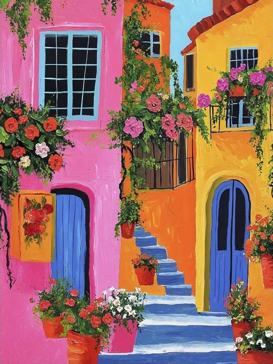 Paint by Numbers Kit Colored House