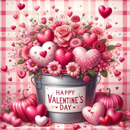 Paint by Numbers Kit Happy Valentine's Day