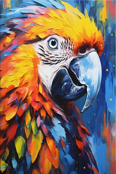 Paint by Numbers Kit Colorful Parrot