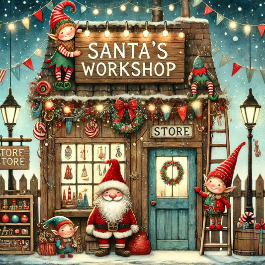 Paint by Numbers Kit SANTA'S WORKSHOP