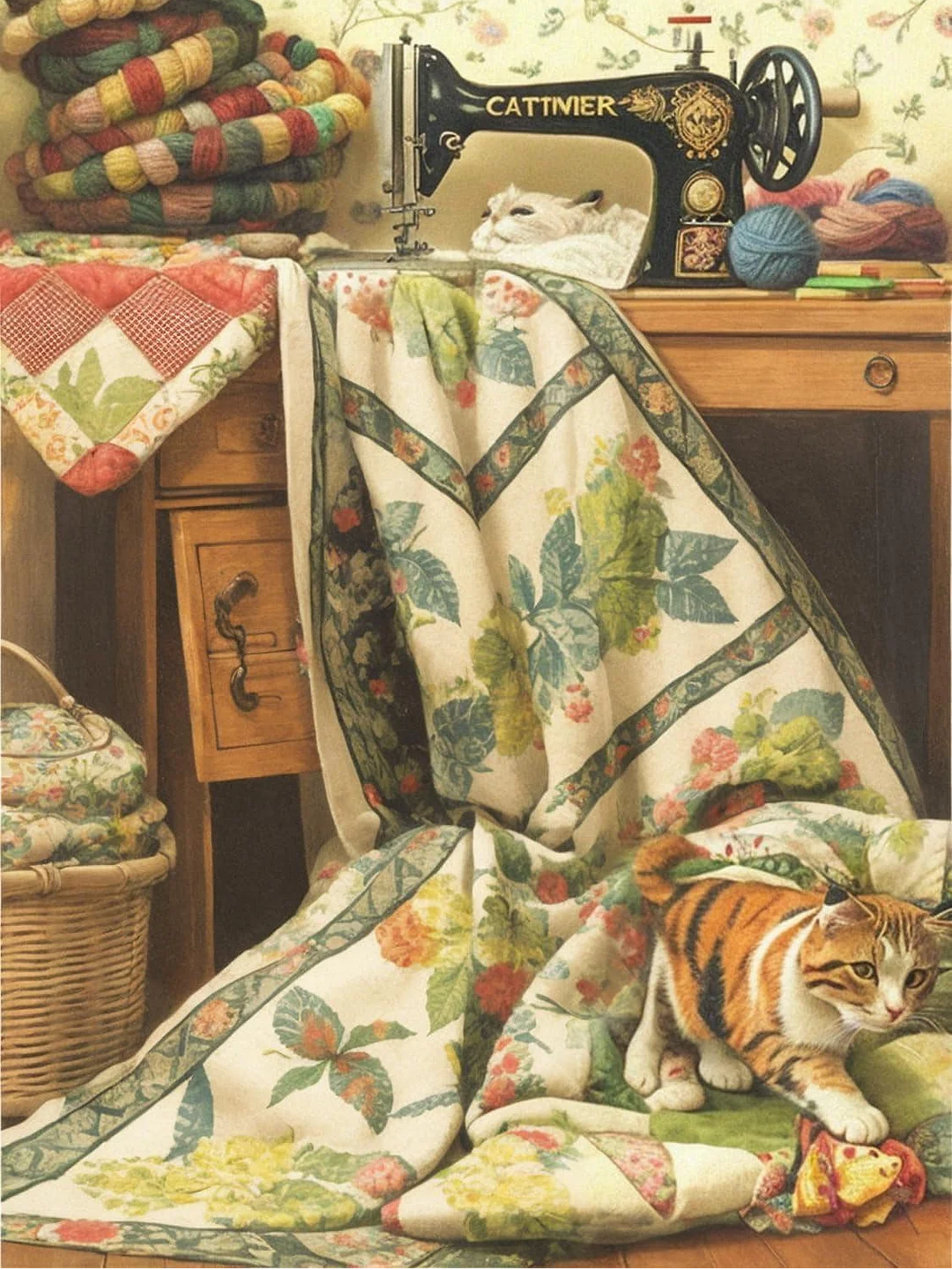 Paint by Numbers Kit Cozy Room