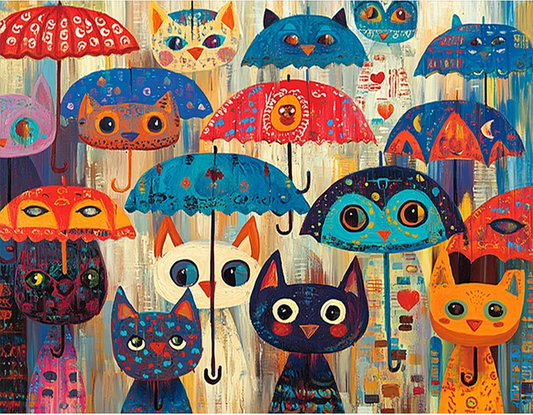 Paint by Numbers Kit Cute Kittens
