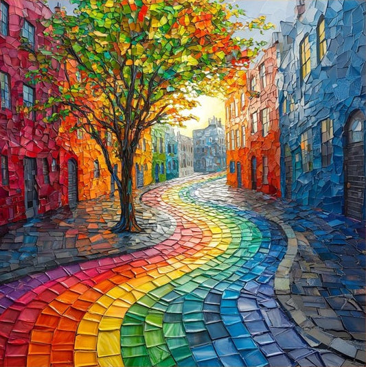 Paint by Numbers Kit Color Street View