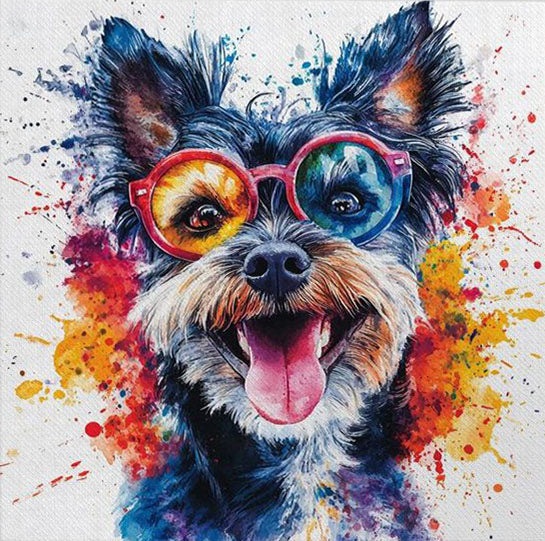 Paint by Numbers Kit Cute Puppy