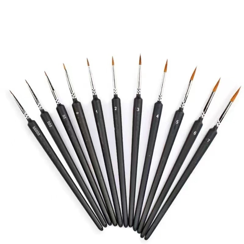 Paint by Number Brushes (11pcs/Set)