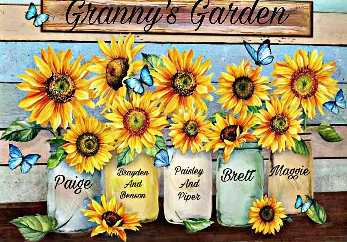 Paint by Numbers Kit Sunflower Poster