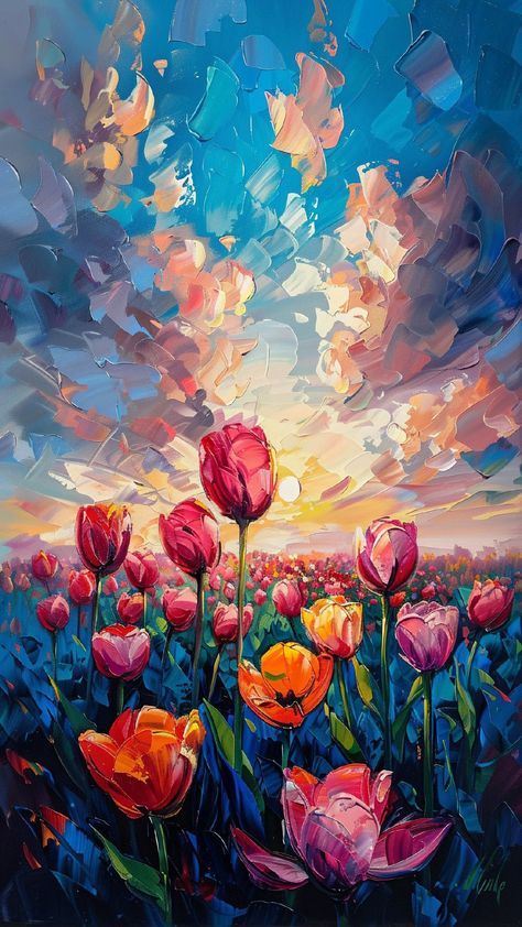 Paint by Numbers Kit Flowers