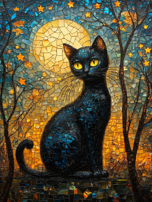 Paint by Numbers Kits Black Cat