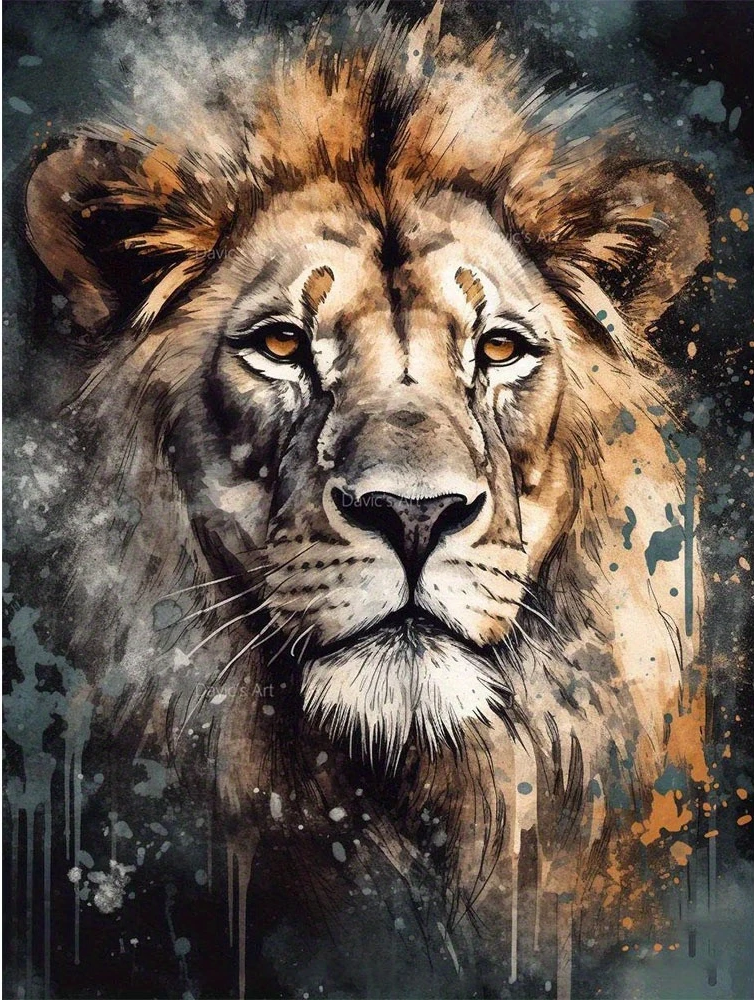 Paint by Numbers Kits Lion