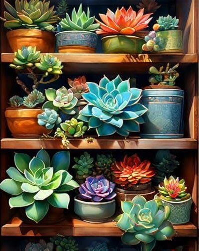 Paint by Numbers Kits Flower Stand