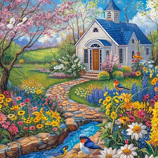 Paint by Numbers Kit Beautiful House